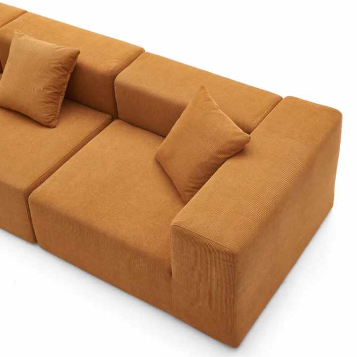 Sofá de 3 plazas personalizado con esponja comprimida