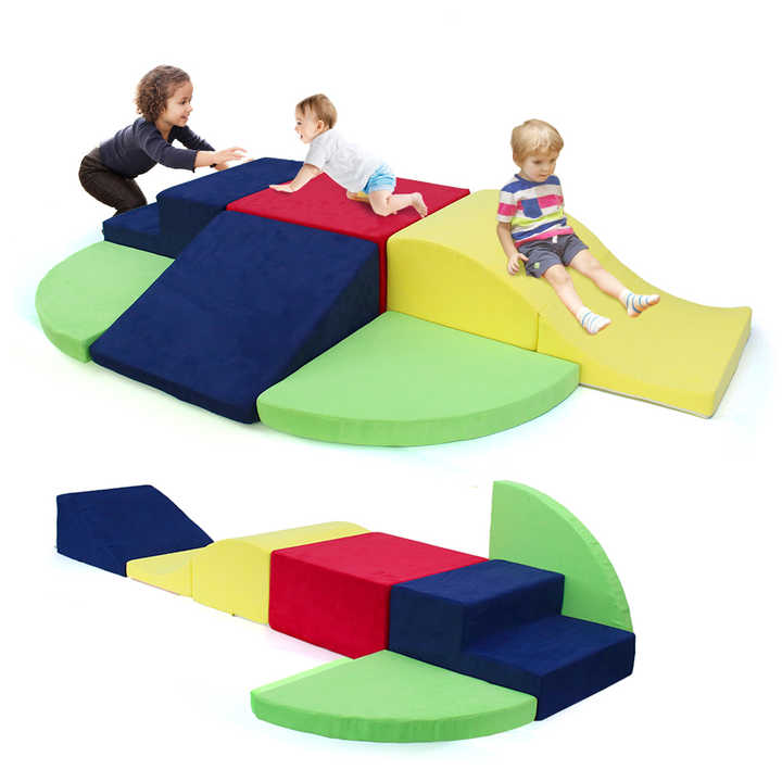 Juego de bloques de escalada para niños pequeños de 6 piezas