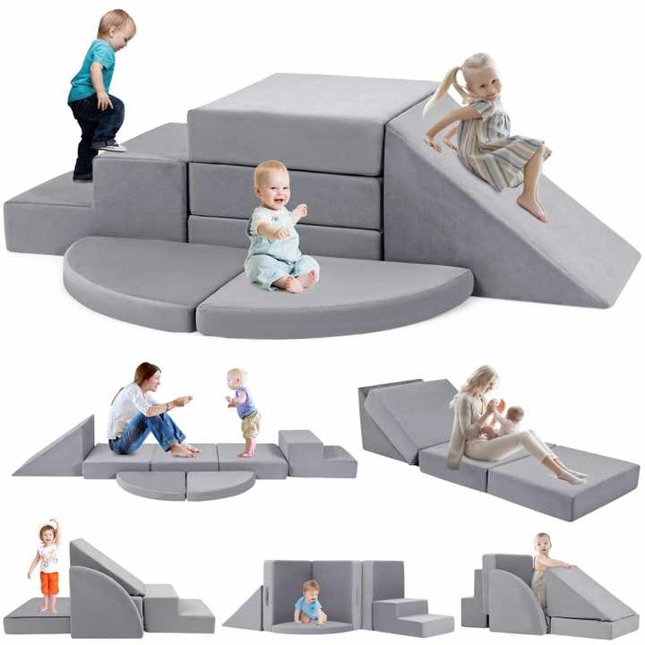 5 cubos suaves y seguros para juegos infantiles