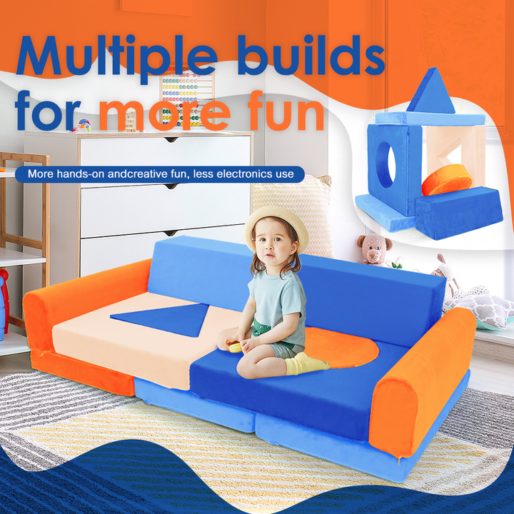 11 cubos de juguetes creativos para sofá y sala de juegos para niños pequeños