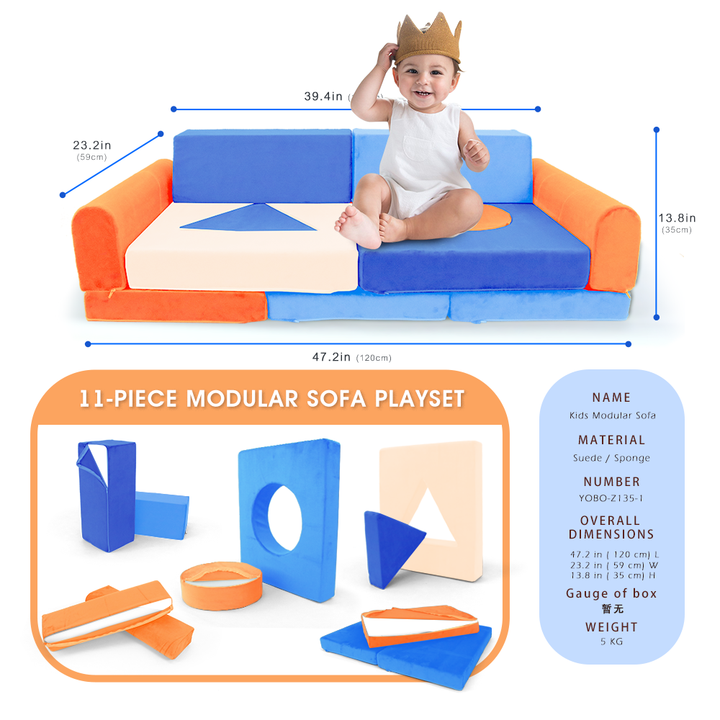 11 cubos de juguetes creativos para sofá y sala de juegos para niños pequeños