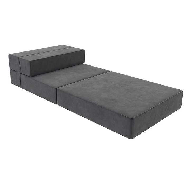 Sofá convertible de espuma viscoelástica y cómodo colchón plegable