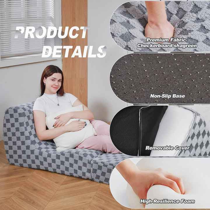 Sillón reclinable moderno para sala de estar y balcón