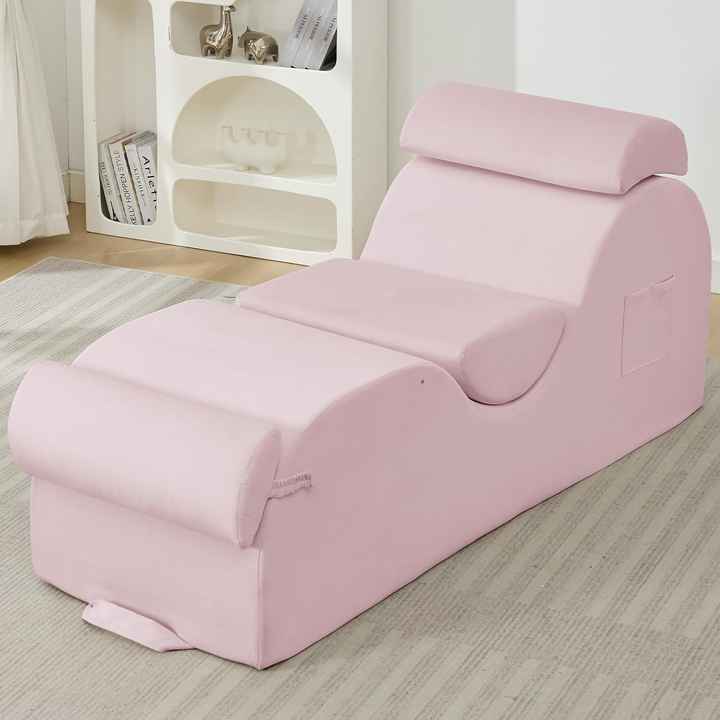Chaise longue ergonómica de yoga con curva en forma de S
