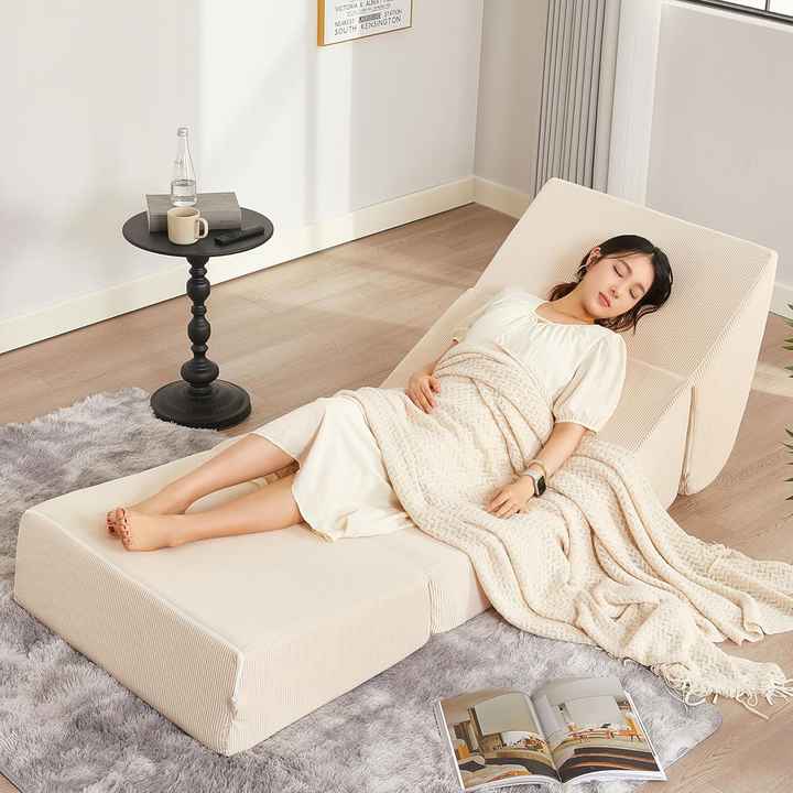 Sofá cama plegable convertible - Sofá cama futón de espuma