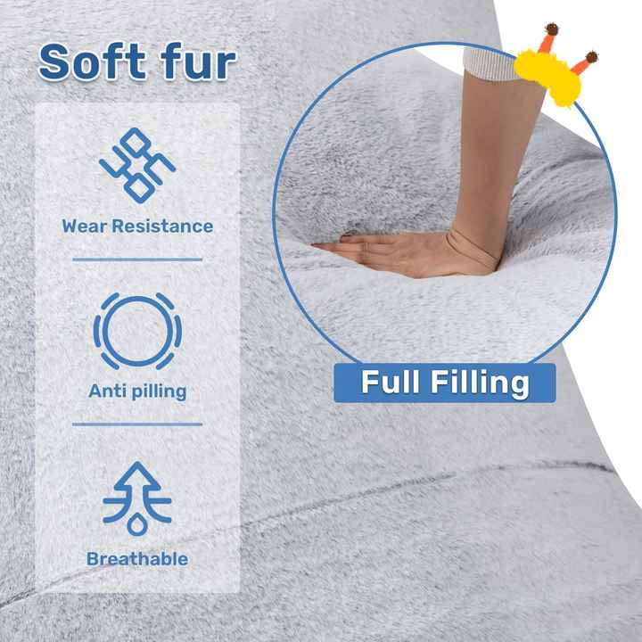 Sillón puff de espuma para apartamento, dormitorio y balcón