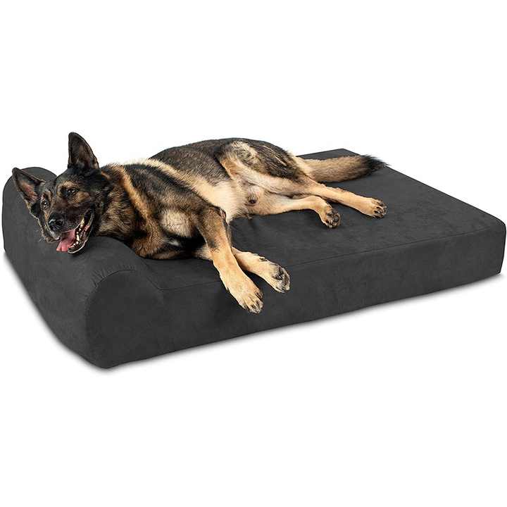 Cama grande de espuma para perros y gatos