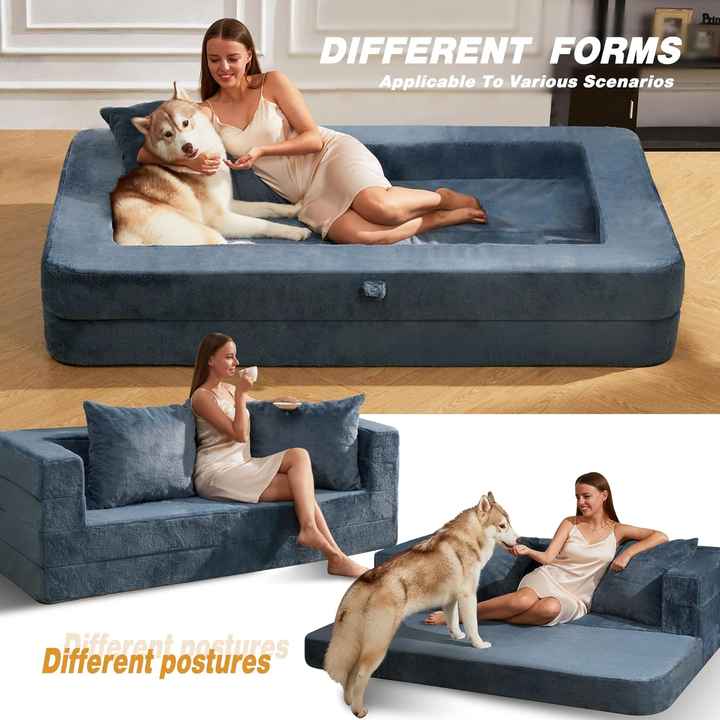 Sofá convertible 3 en 1 para adultos y mascotas