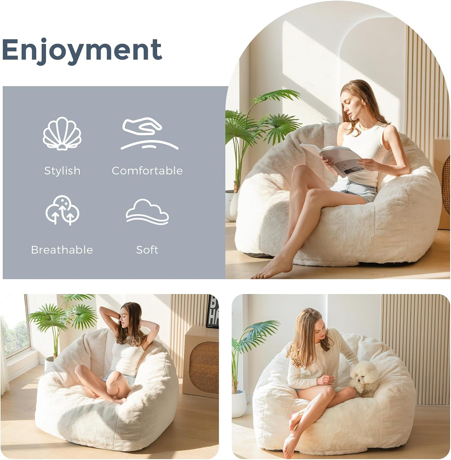 Sillón puf comprimido Lazy Lounger